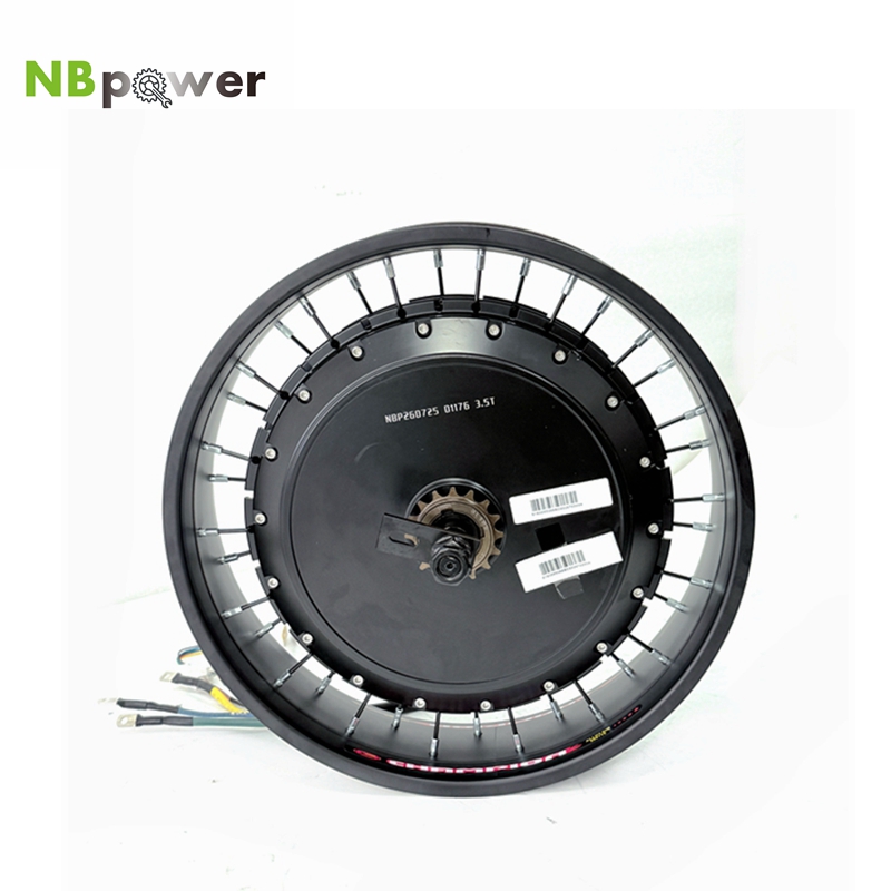Qs Motor 273 8000W Hub Motor - NBpower/QS V3 273 40H Motorcycle 20/24/26x4.0