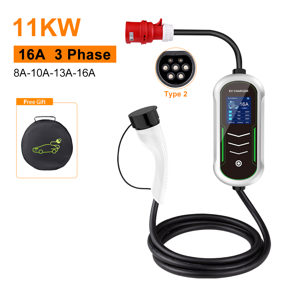 IPENGEN 11KW EV Portable Charg - Type 2 Portable Ev Charger 11Kw Cee 评论和价格