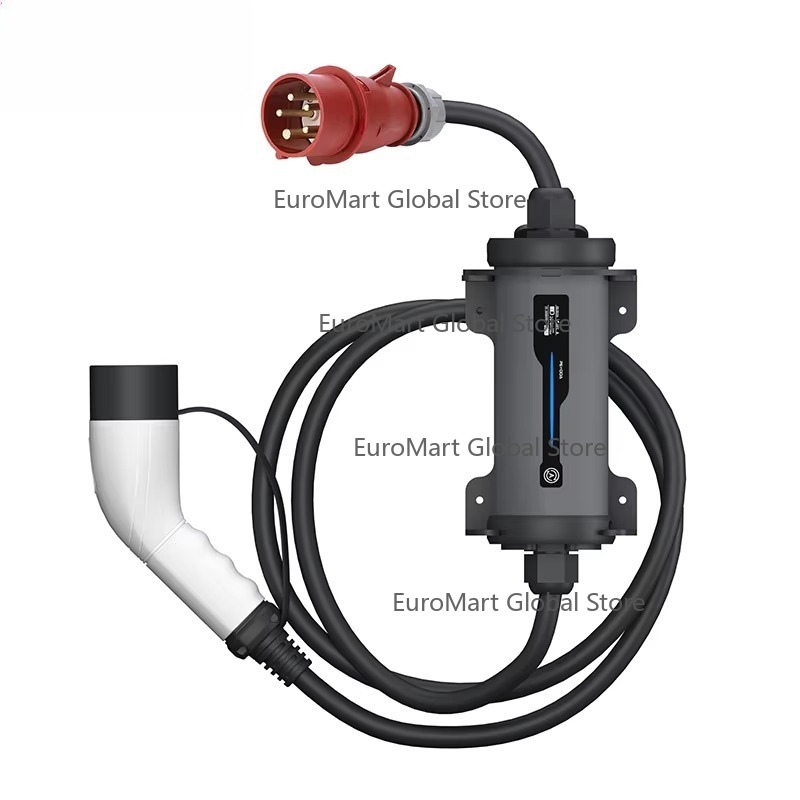 Type 2 to Red CEE Plug Electri - Type 2 Portable Ev Charger 11Kw Cee 评论和价格