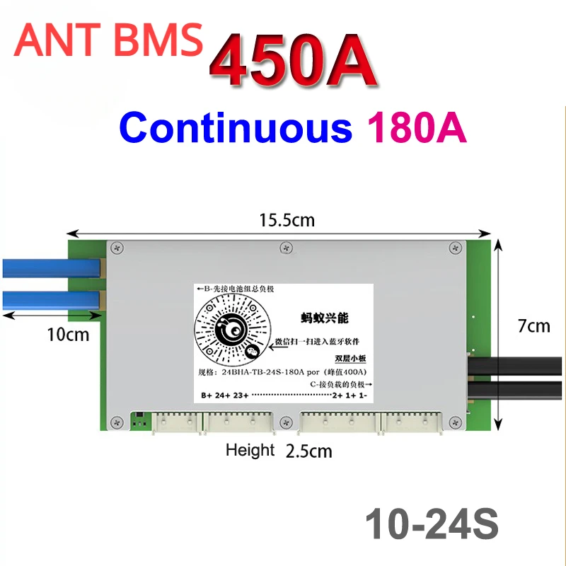 Ant Smart BMS Bluetooth Balanc - Smart Bms 24S 200A Bluetooth Lifepo4 评论和价格