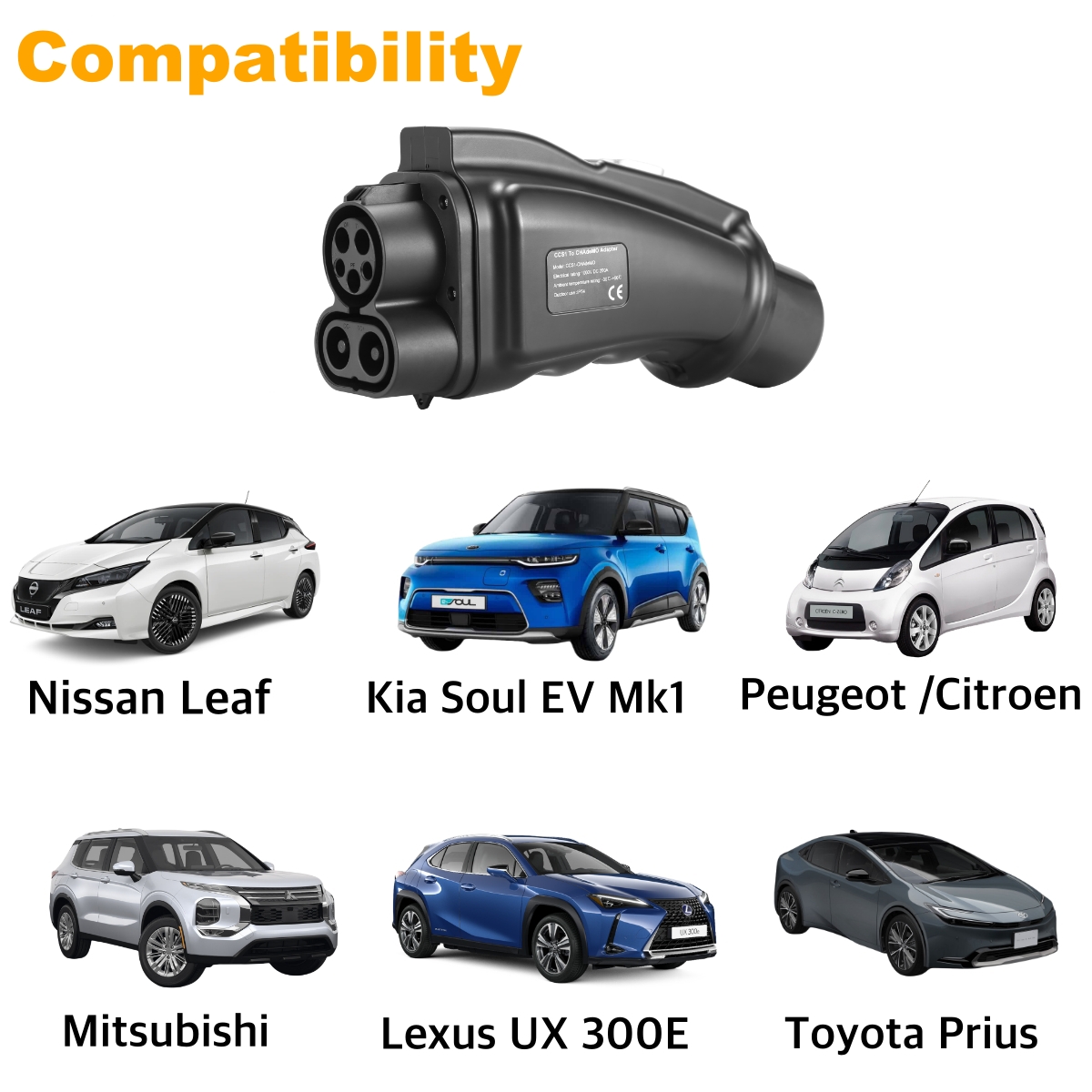 EVcharger4U CCS1 to CHAdeMO 10 - Chademo To Ccs Combo 1 Adapter 评论和价格