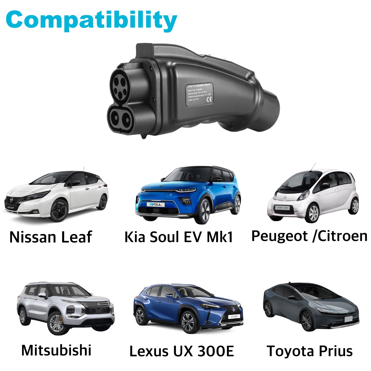 EVcharger4U CCS1 to CHAdeMO EV - Chademo To Ccs Combo 1 Adapter 评论和价格