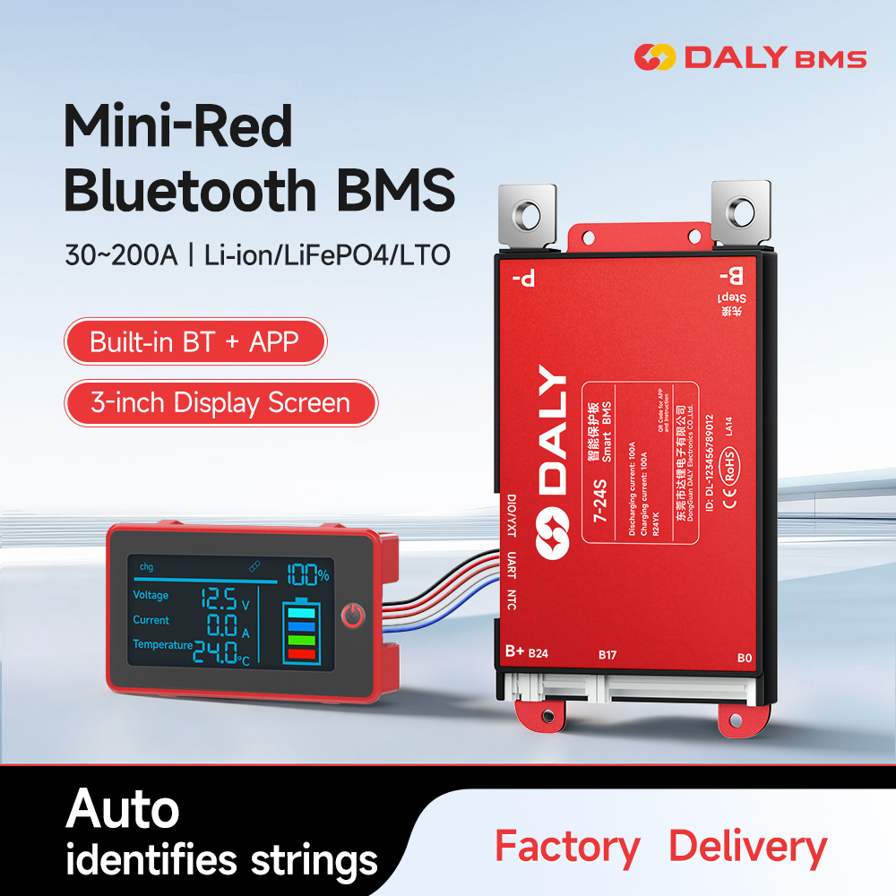 Daly Smart 3inch LCD BMS 30A 4 - Smart Bms 24S 200A Bluetooth Lifepo4 评论和价格